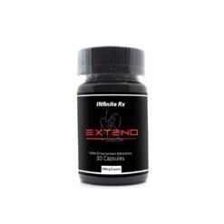 INfinite Rx brand Extend model specialty supplement container with a secure closure cap