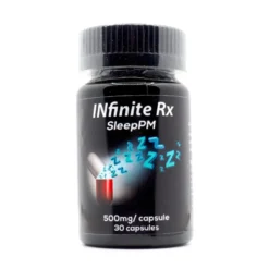 INfinite Rx brand SleePM model specialty supplement container with a secure closure cap