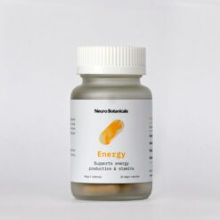 Neuro Botanicals brand Energy model premium specialty supplement container